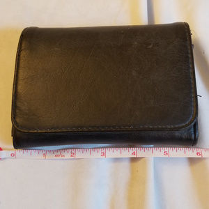EUC Cherry Black Wallet Credit Card Holder